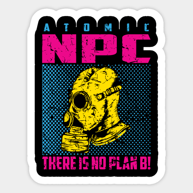 ATOMIC NPC 14 Sticker by 2 souls